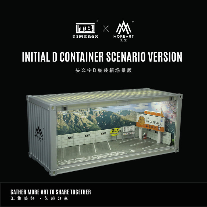 [Preorder] Time Box & MoreArt 1:64 INITIAL D CONTAINER SCENARIO MODEL