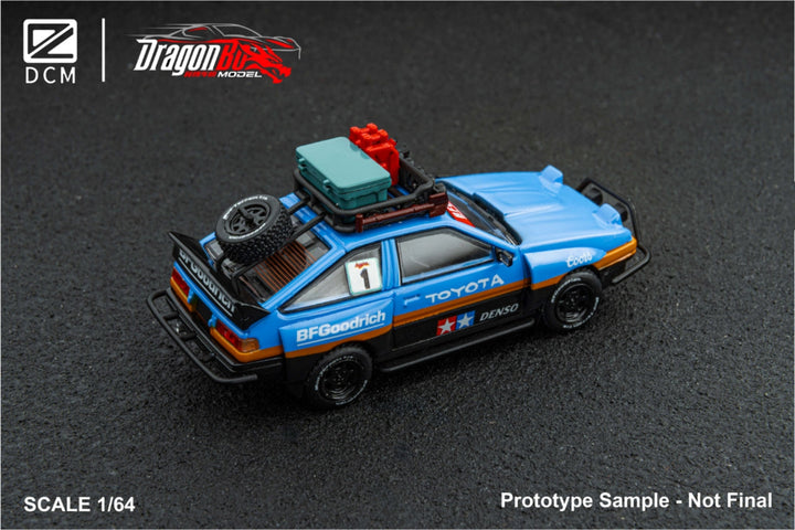 [Preorder] D.BoModel & DCM 1:64 Toyota AE86 Modified Doomsday Escape Bearing Wheel (2 Versions)