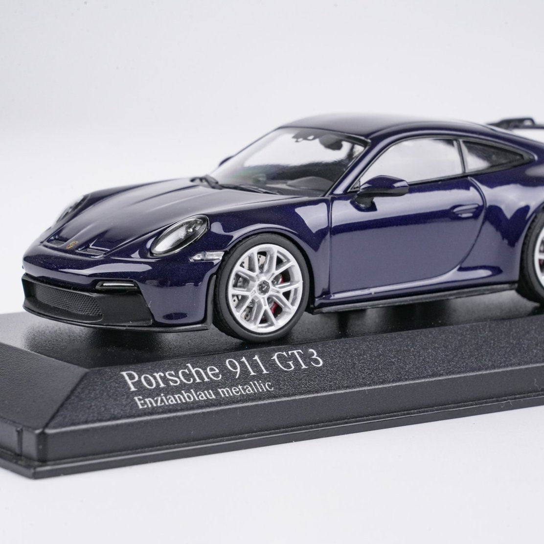 MINICHAMPS 1:43 PORSCHE 911(992) GT3 2021- BLUE METALLIC 410069208