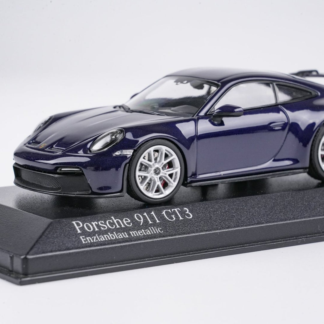MINICHAMPS 1:43 PORSCHE 911(992) GT3 2021- BLUE METALLIC  410069208