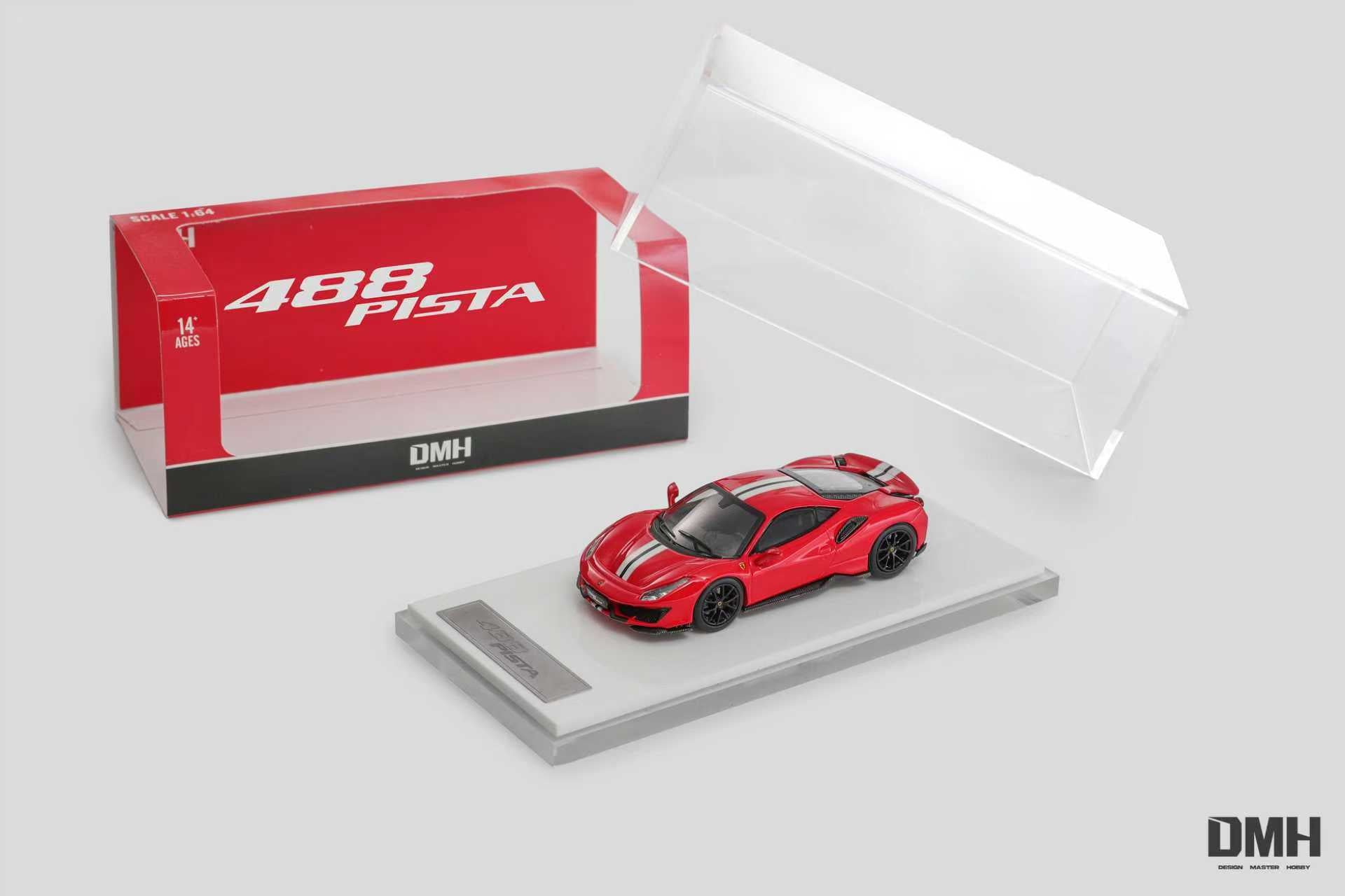 Preorder] DMH 1:64 Ferrari 488 Pista Novitec Coupe (6 Colours