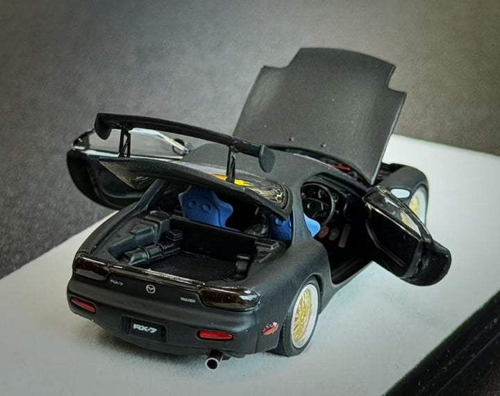 [Preorder] PGM 1:64 Mazda RX-7 Black pgm-640805 (2 Versions)