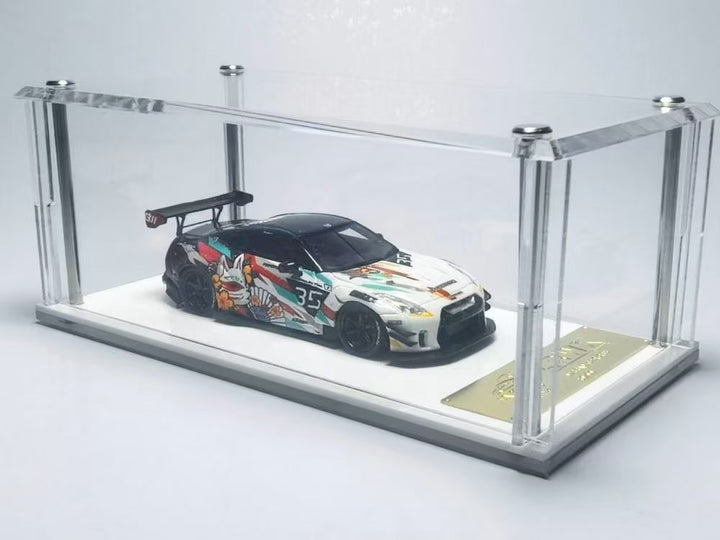 MYC Model 1:64 LB WORKS GTR R35 Type2.0 Widebody Kitsune Mask Anime MYC640004