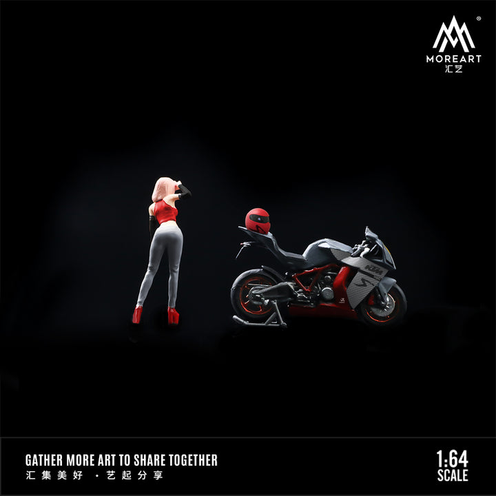 [Preorder] MoreArt 1:64 Fashion Beauty Motorcycle Doll