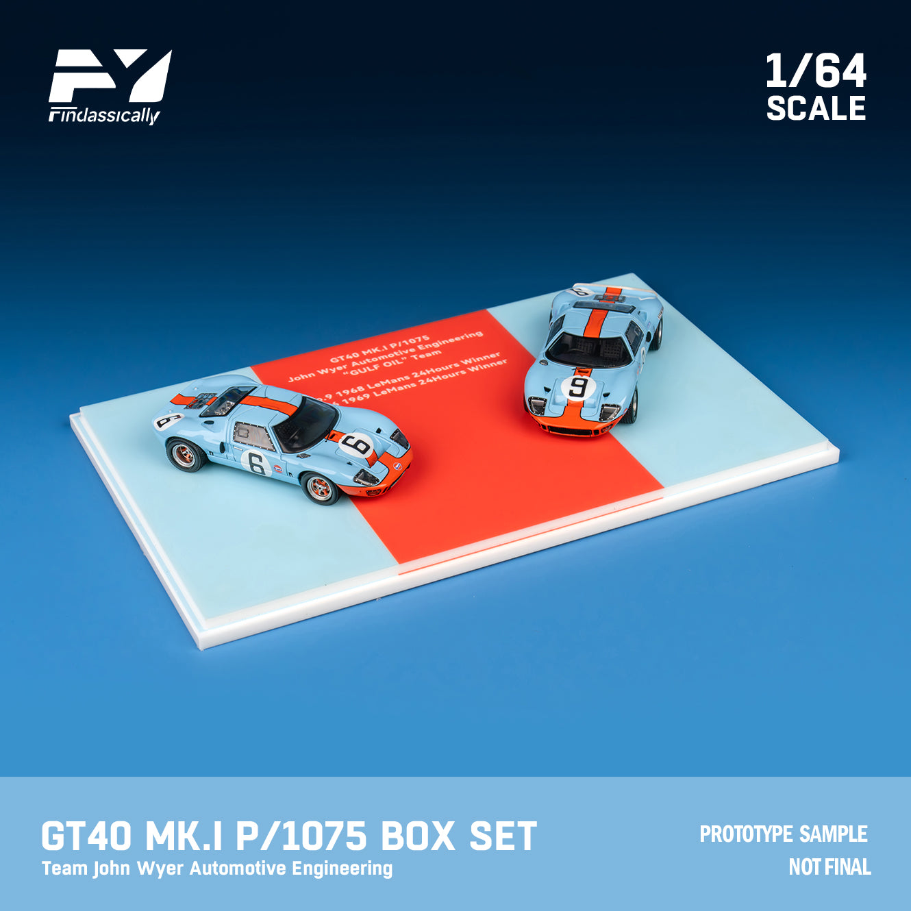 Finclassically 1:64 Ford GT40 MK.I 1986 LeMans 24hr Champion