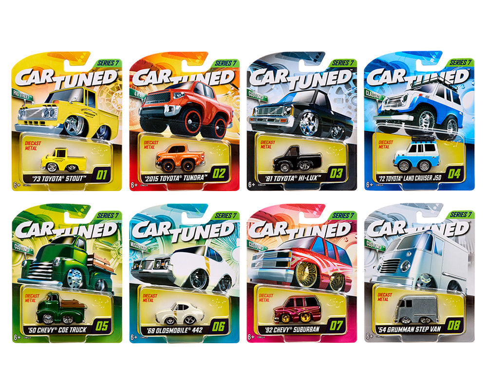 [Preorder] CarTuned 1:64 Series 7 Mainline Assortment of 8 Styles 2025 592631-XX6