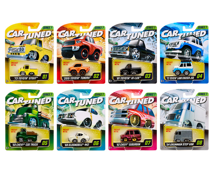 [Preorder] CarTuned 1:64 Series 7 Mainline Assortment of 8 Styles 2025 592631-XX6