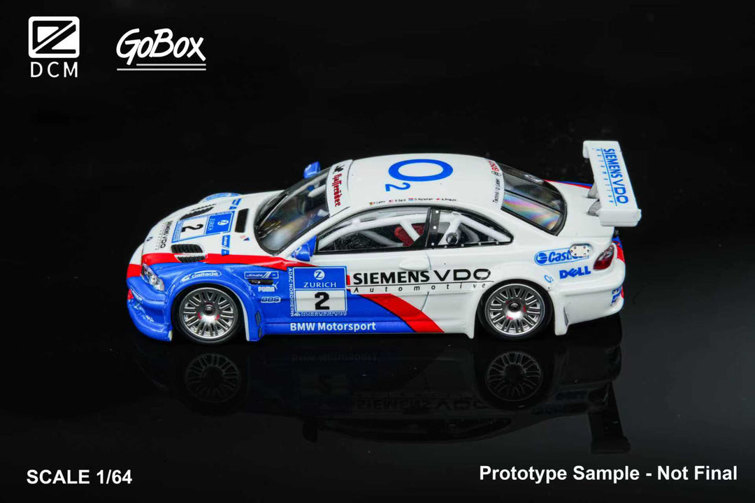 [Preorder] DCM 1:64 BMW M3 GTR E46 (2 Versions)