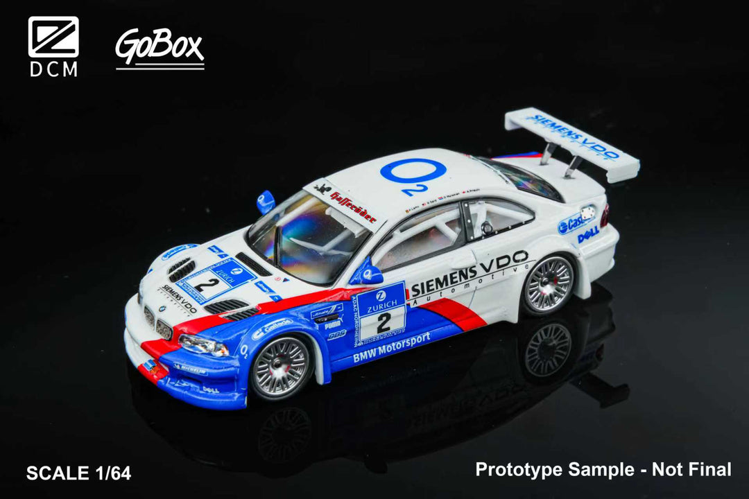 [Preorder] DCM 1:64 BMW M3 GTR E46 (2 Versions)