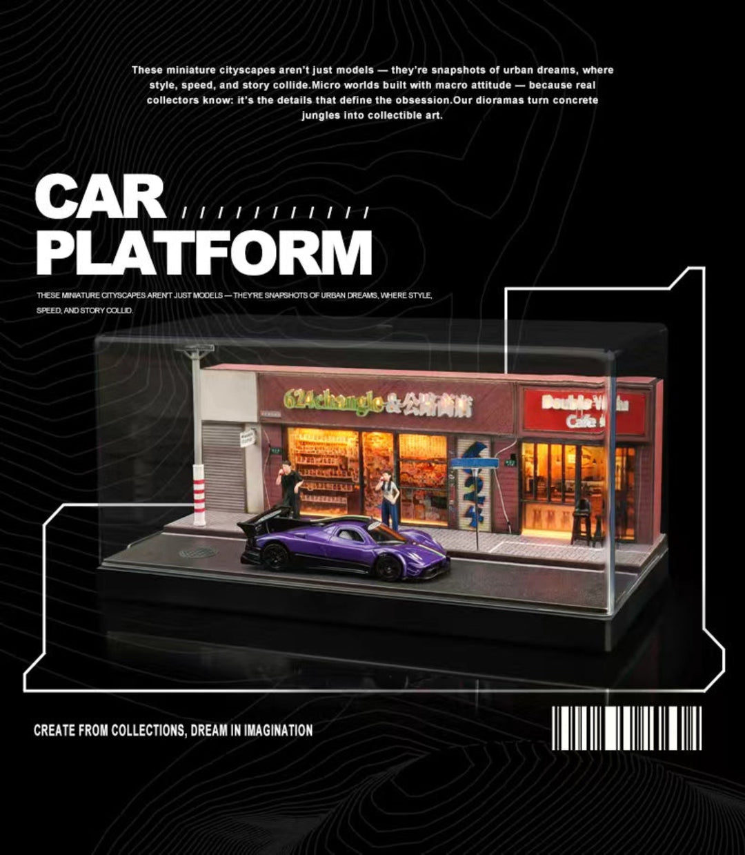 [Preorder] SHOU CANG JIA 1:64 Road Shop (Medium combination) SCJ82012-A
