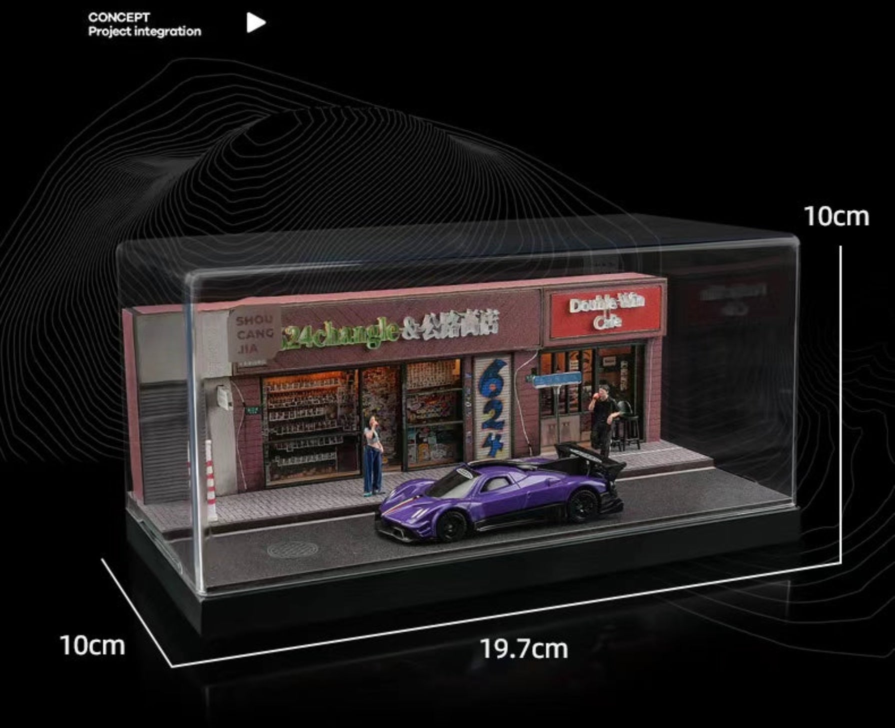 SHOU CANG JIA 1:64 Road Shop (Medium combination) SCJ82012-A