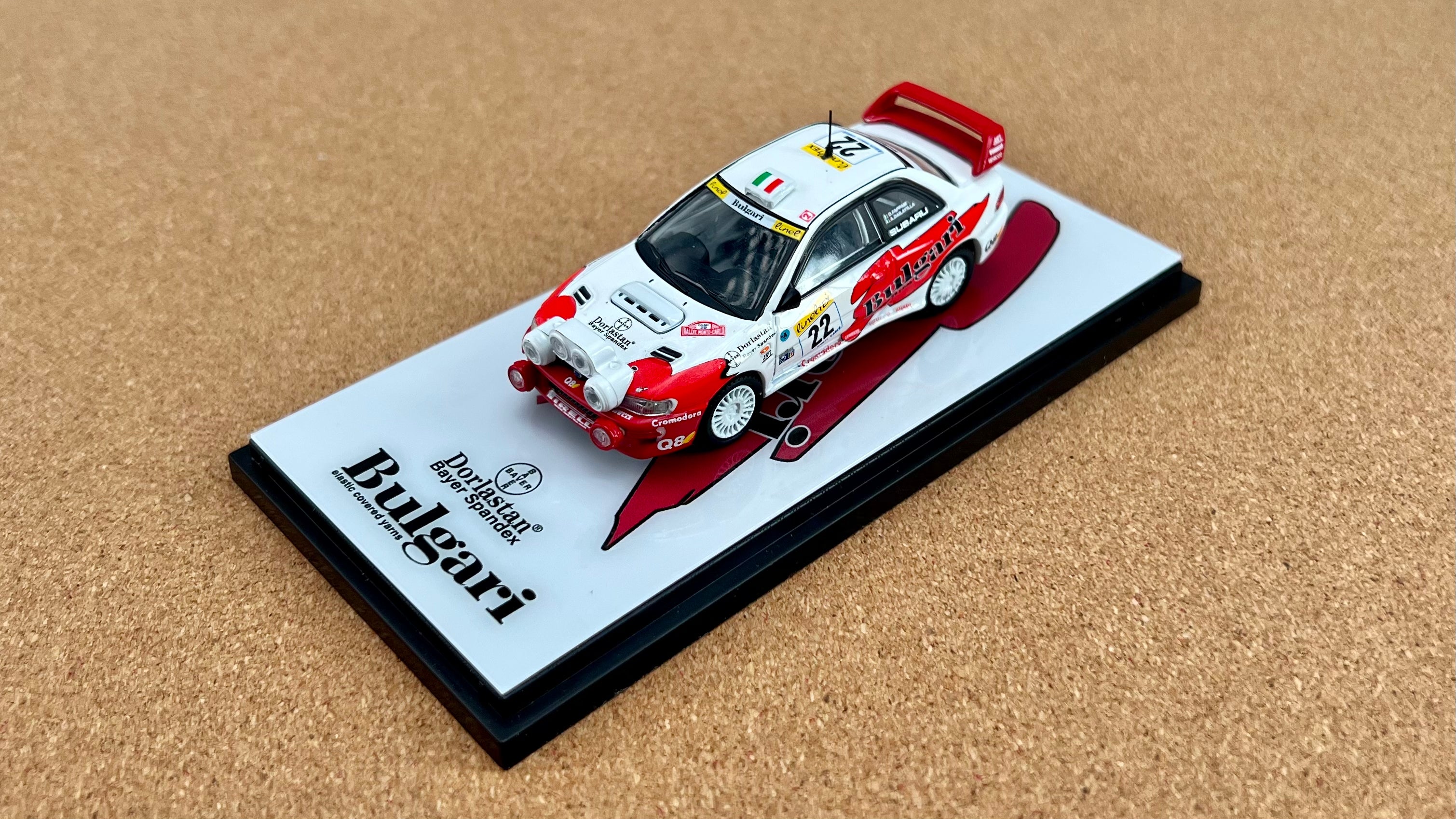 Fine works64 1:64 Subaru Impreza WRC NO.22 BULGARI RALLYE