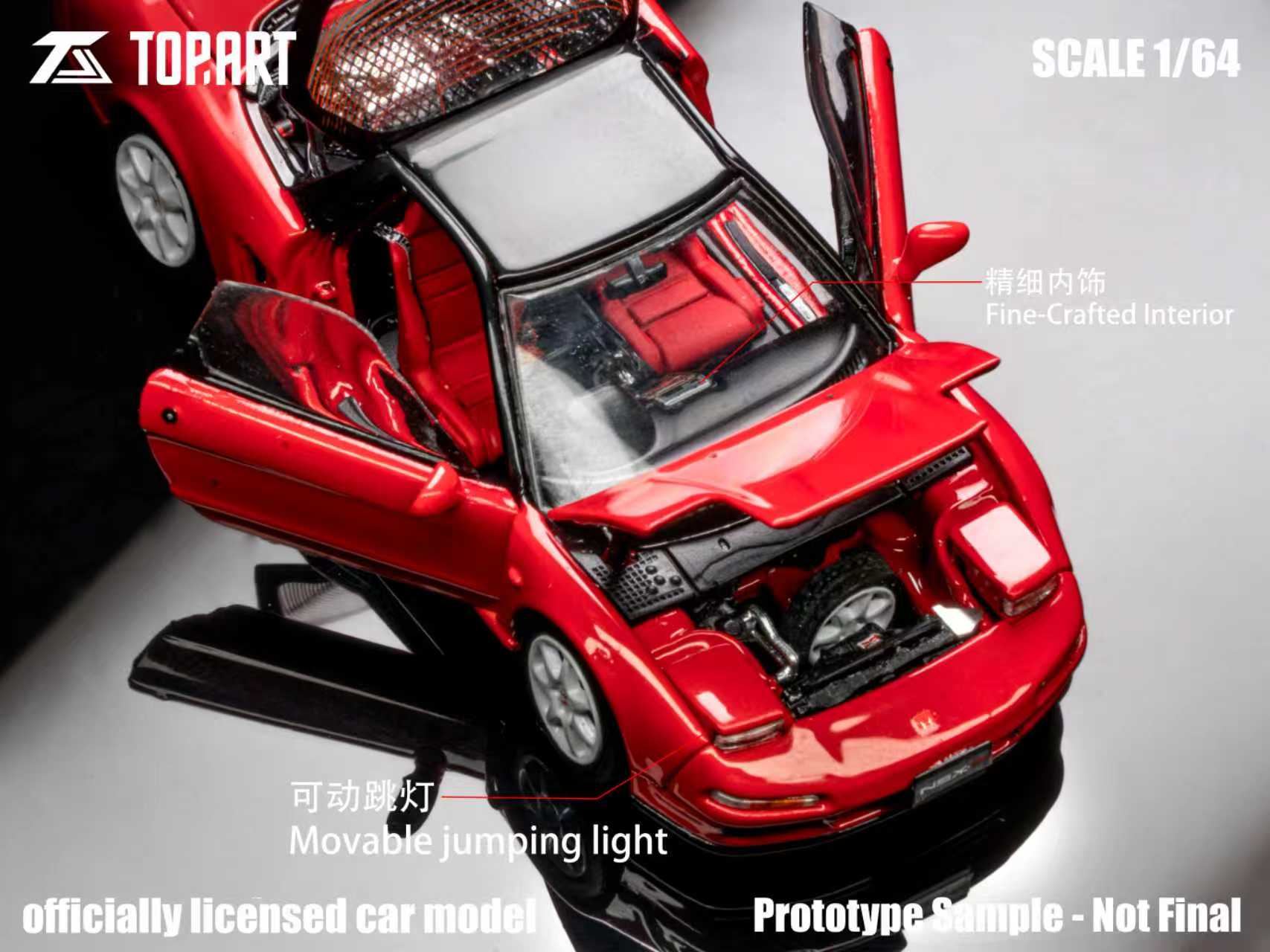 Preorder] TOPART 1:64 Honda NSX-R (NA1) 1992-95 Fully Open