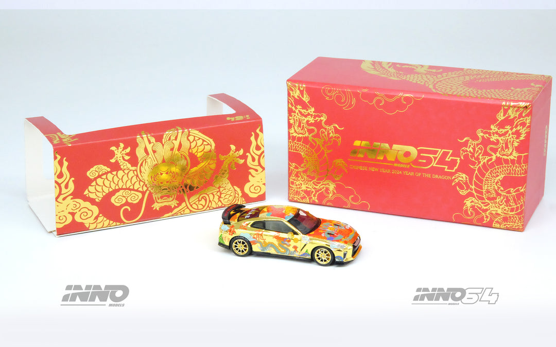 Inno64 1:64 Nissan GT-R (R35) Year Of The Dragon Special Edition 2024 Chinese New Year Edition
