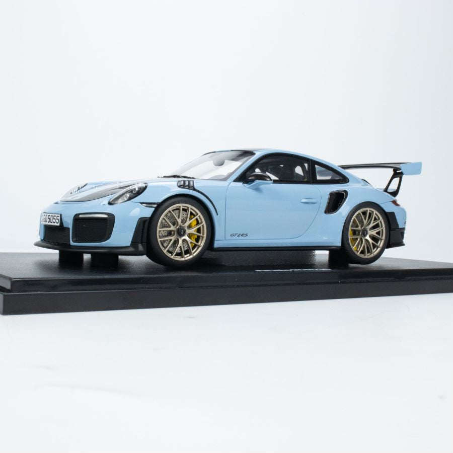 GT Spirit 1:18 Porsche 911(991.2) GT2 RS WEISSACH PACKAGE GULF BLUE