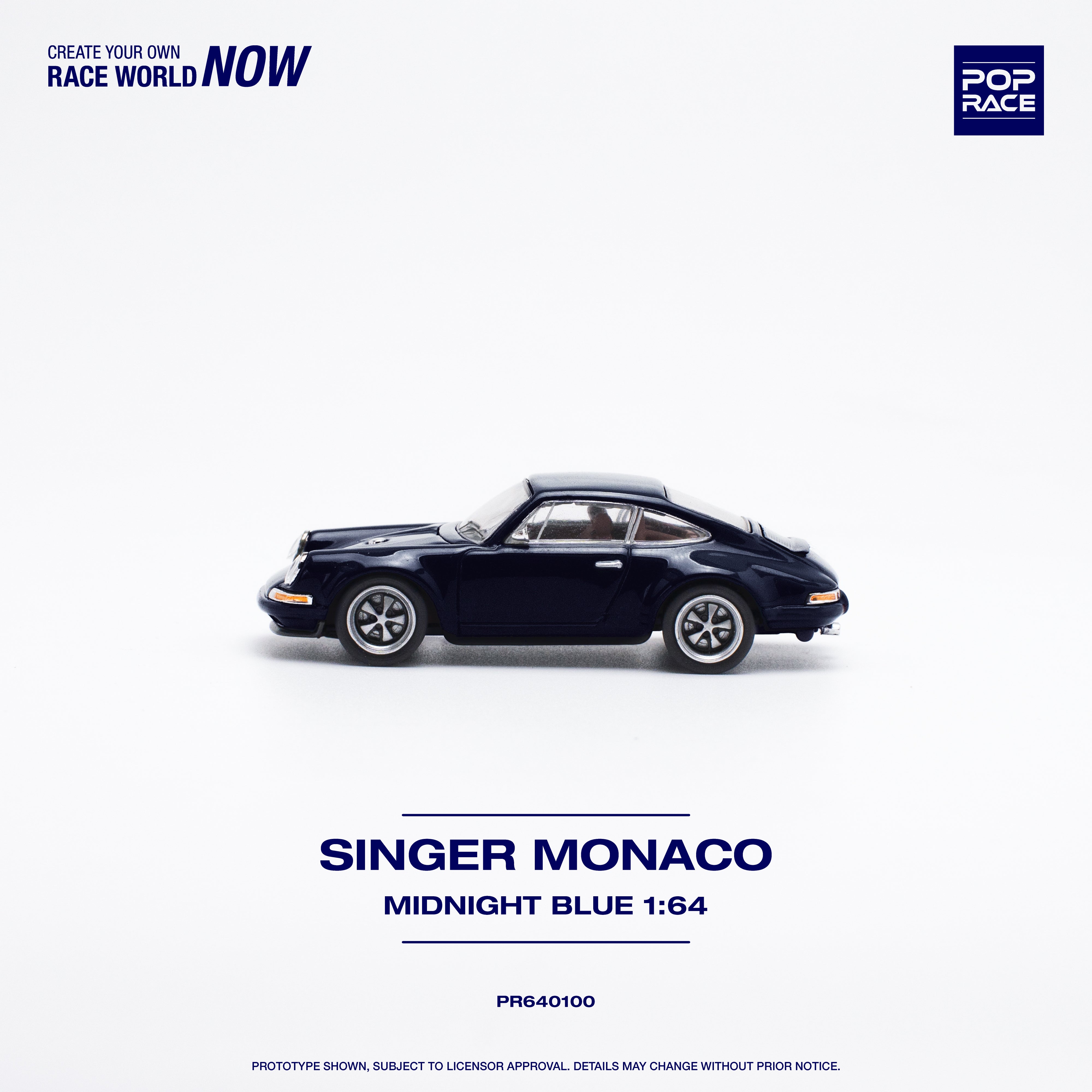 POPRACE 1:64 Porsche SINGER Monaco PR640100 – Horizon Diecast