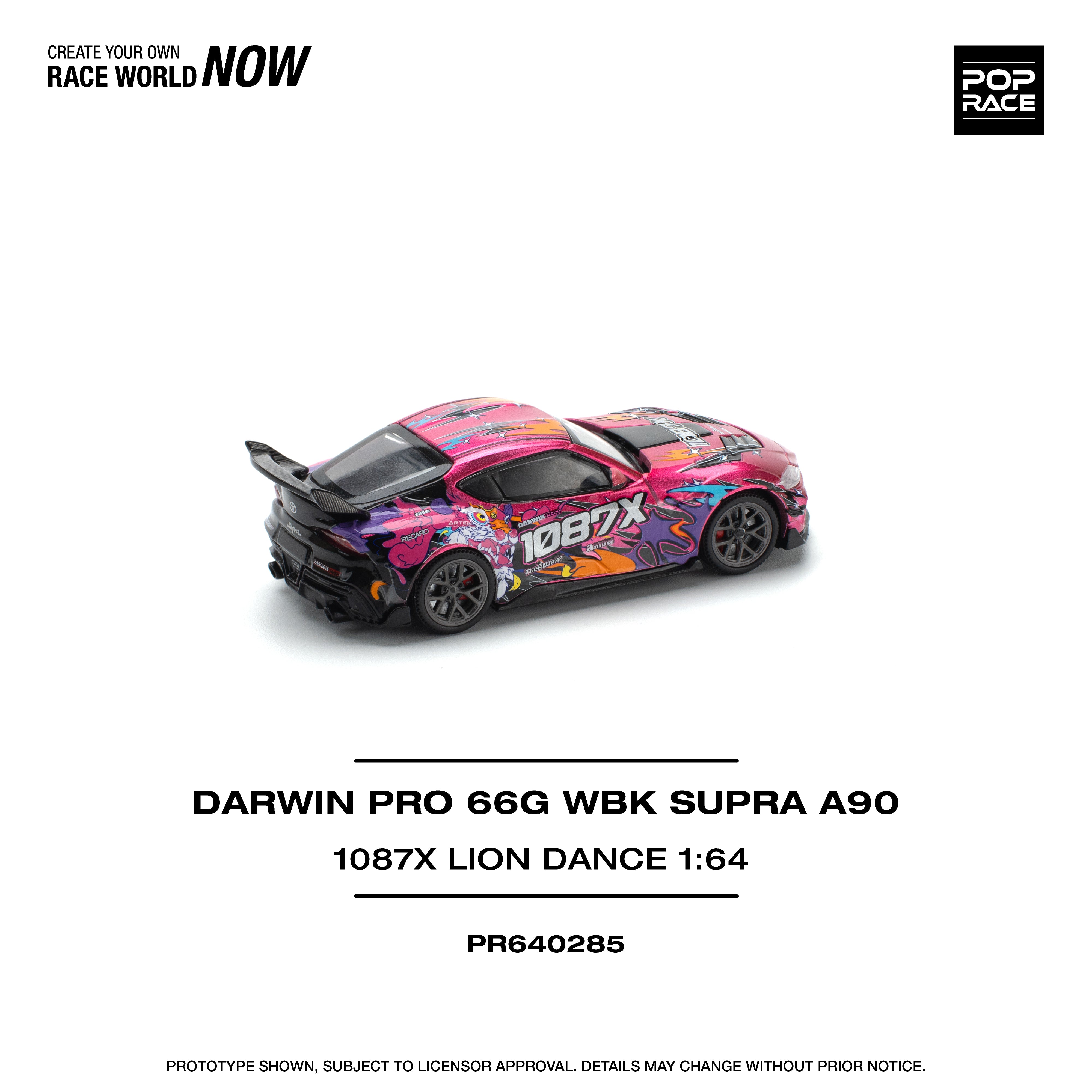 口コミ・レビューで人気商品を探そう Pro Darwin 1:64 POPRACE Preorder] 66G (A90 Supra WBK その他