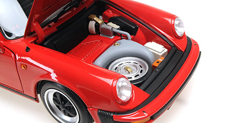 MINICHAMPS 1:18 PORSCHE 911 CARRERA 3.2 CABRIOLET - 1983 - RED