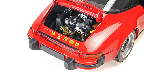 MINICHAMPS 1:18 PORSCHE 911 CARRERA 3.2 TARGA - 1983 - RED