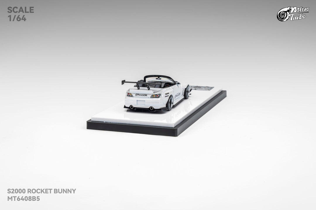 [Preorder] Microturbo 1:64 Custom S2000 RB - Metallic White MT6408B5