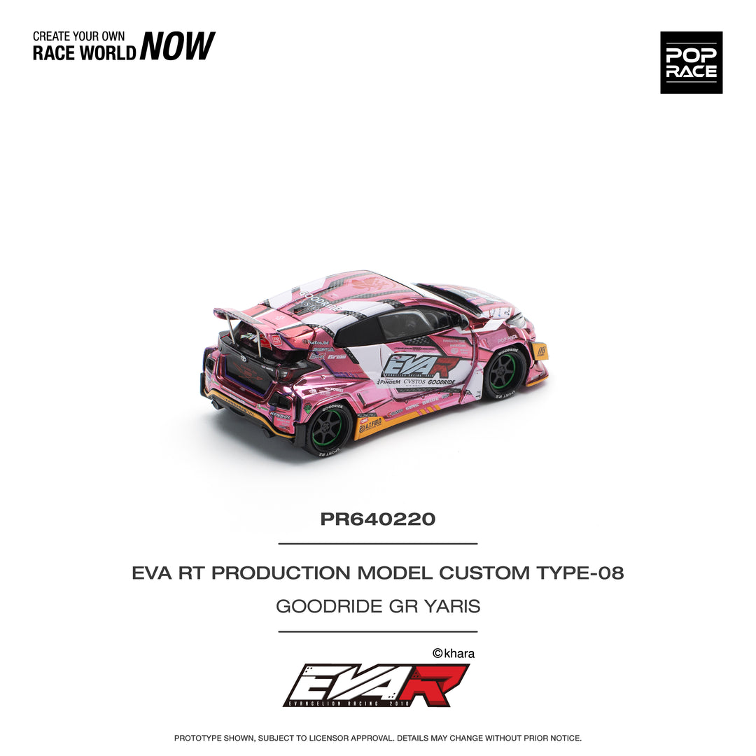 POPRACE 1:64 EVA RT PRODUCTION MODEL CUSTOM TYPE-08 GOODRIDE GR YARIS PR640220