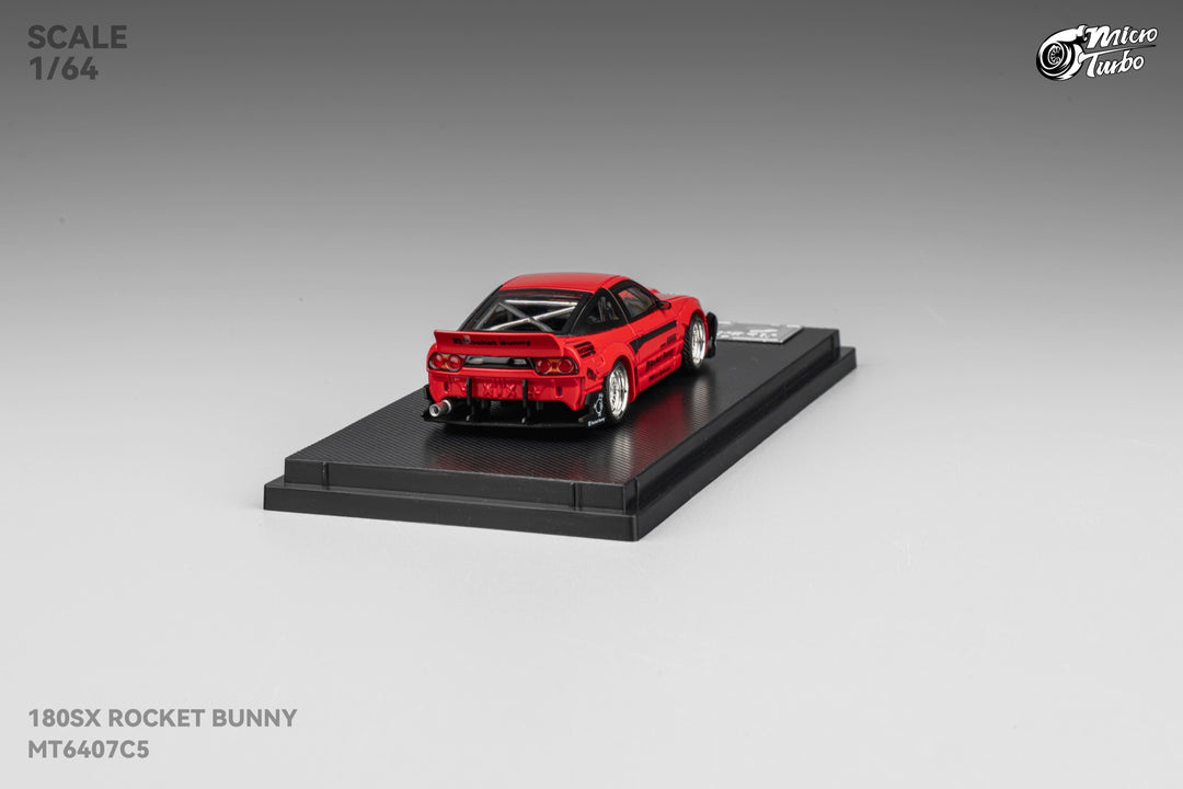 [Preorder] Microturbo 1:64 180SX Rocket Bunny - Metallic Red MT6407C5