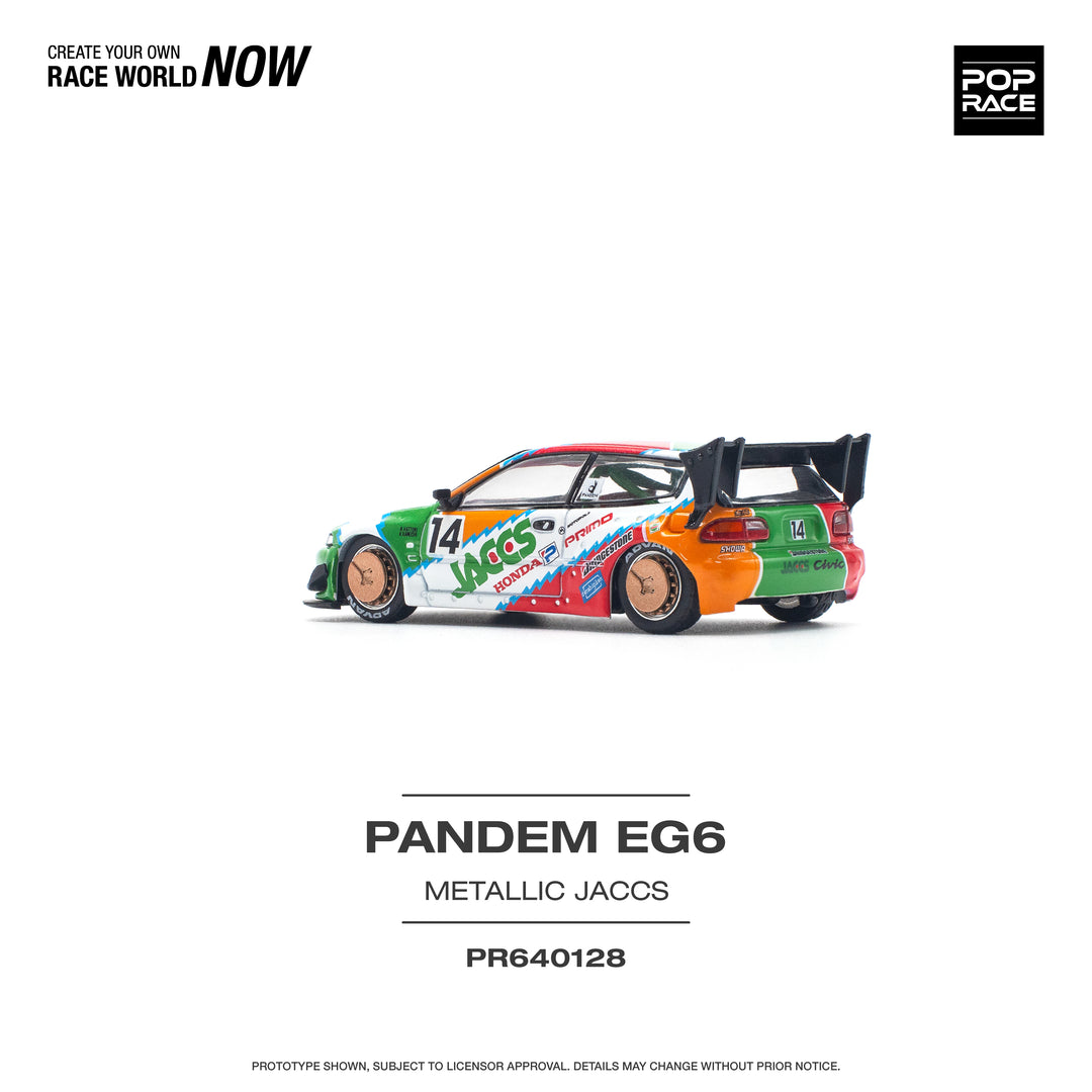 [Preorder] POPRACE 1:64 PANDEM CIVIC EG6 v1.5 JACCS PR640128