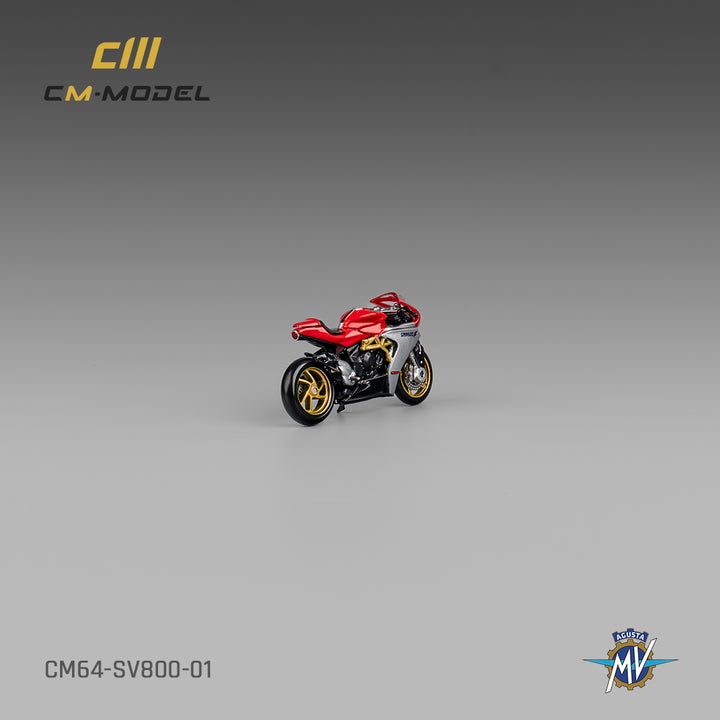 [Preorder] CM Model 1:64 MV Agusta SV800 with showgirl