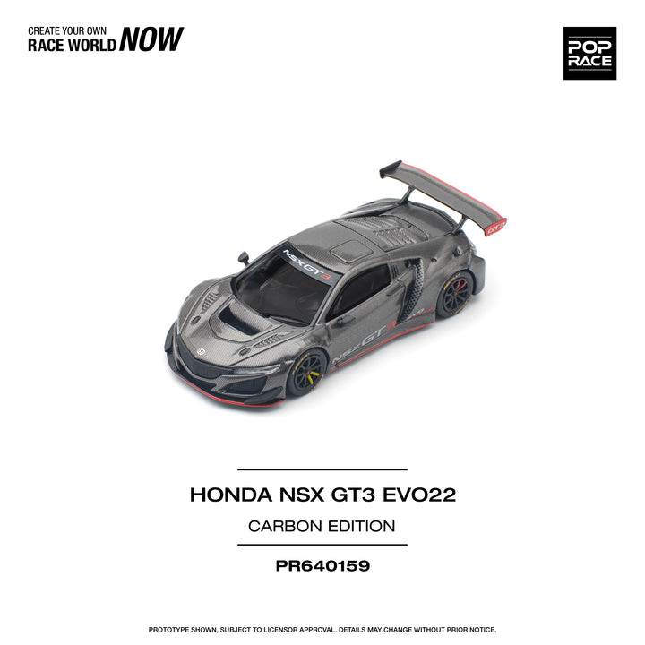 [Preorder] POPRACE 1:64 HONDA NSX GT3 EVO22 CARBON EDITION