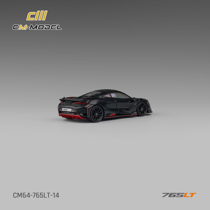 [Preorder] CM Model 1:64 McLaren 765LT Matte Black CM64-765LT-14