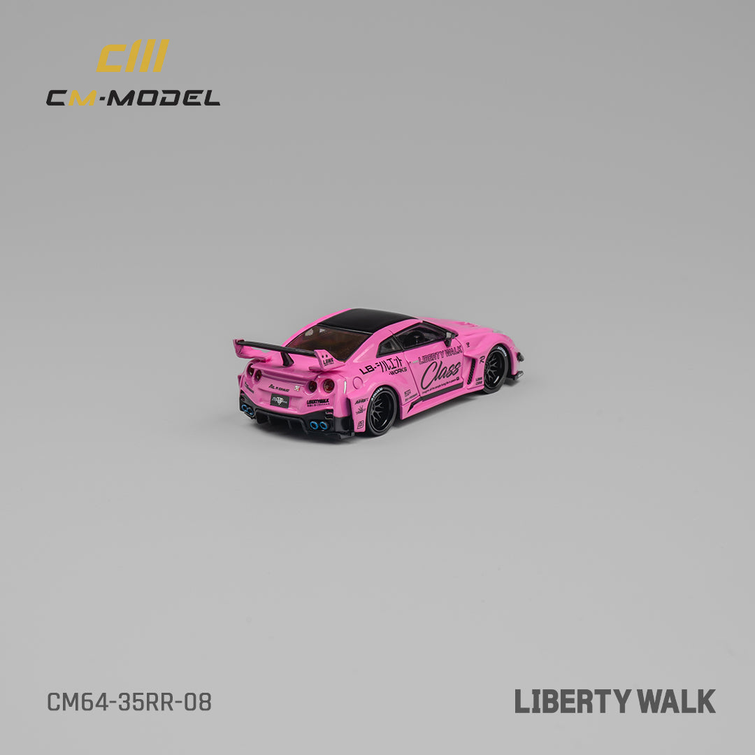 CM Model 1:64 Nissan LBWK GT35RR Pink CM64-35RR-08 – Horizon Diecast