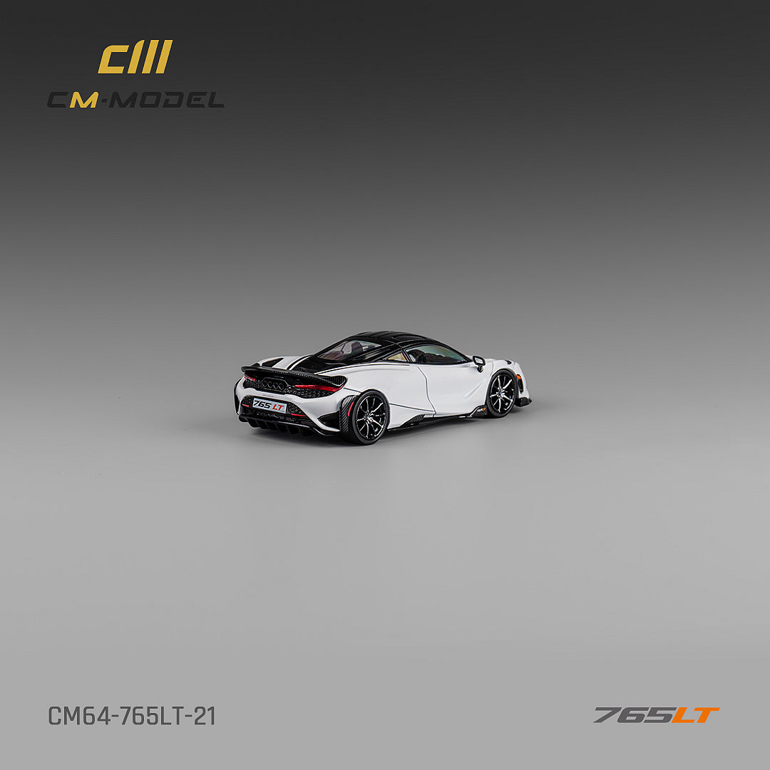 [Preorder] CM Model 1:64 McLaren 765LT White with carbon hood