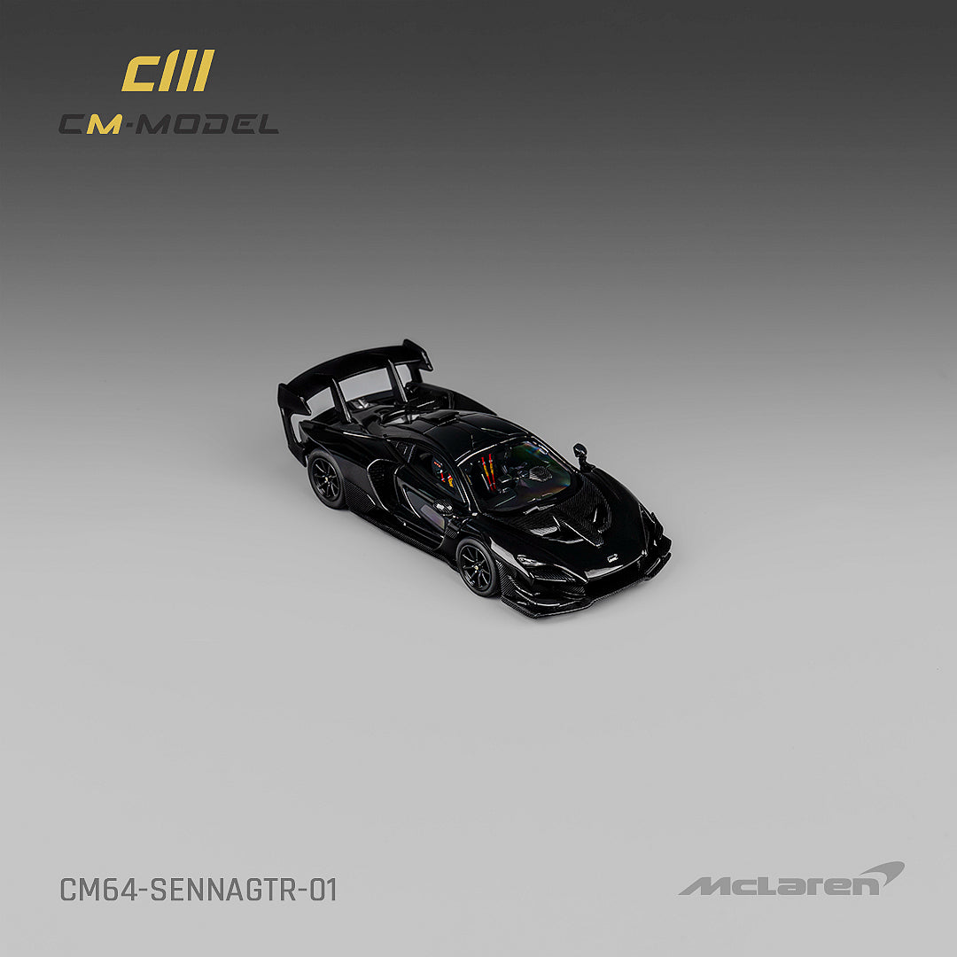 [Preorder] CM Model 1:64 McLaren Senna GTR Black