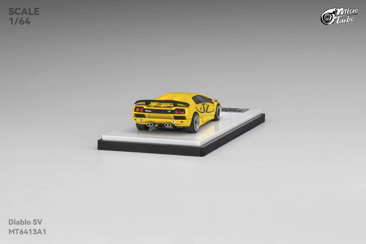 [Preorder] Microturbo 1:64 Custom Diablo SV - Metallic Yellow MT6413A1