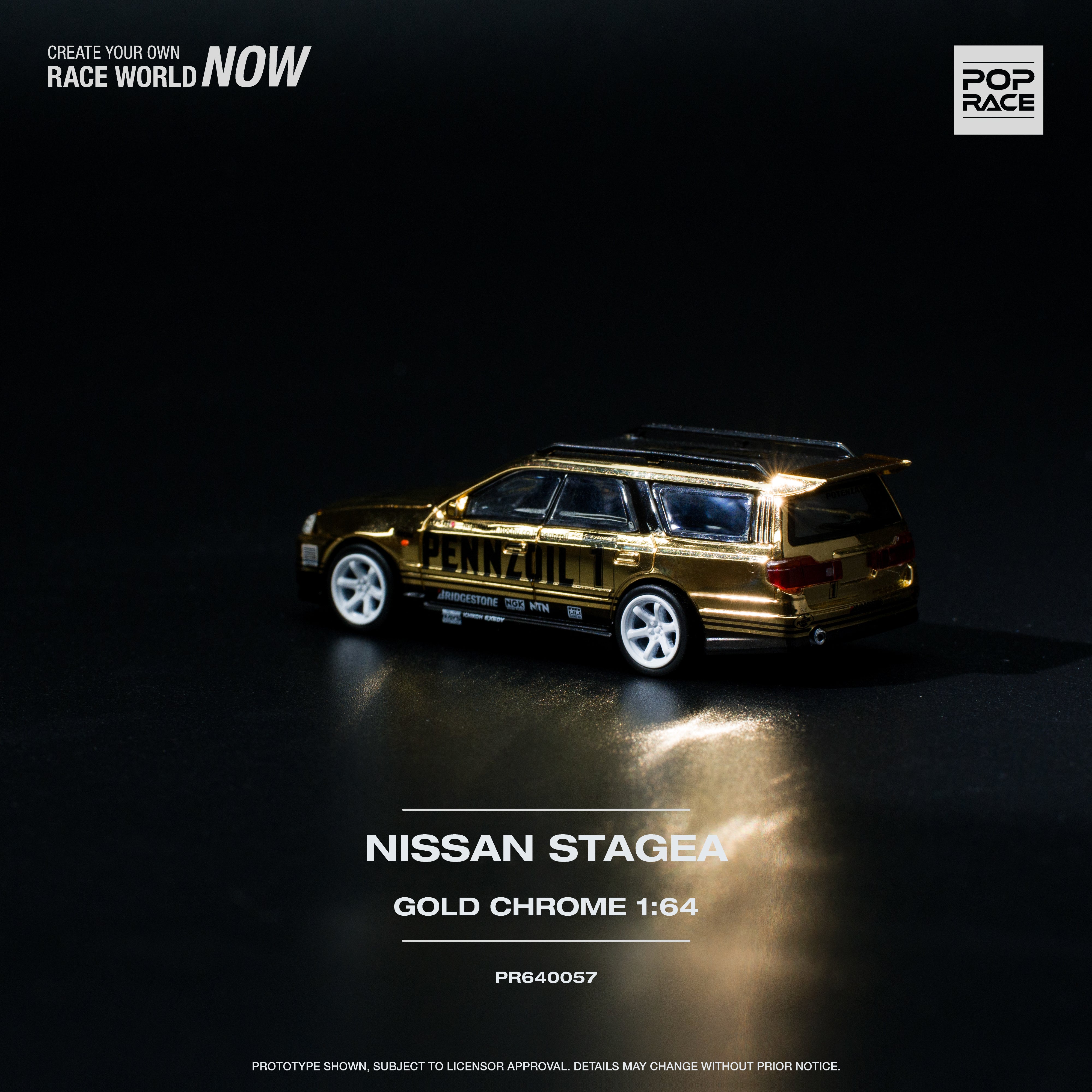 POPRACE 1:64 Nissan Stagea Penzoil PR640021 – Horizon Diecast