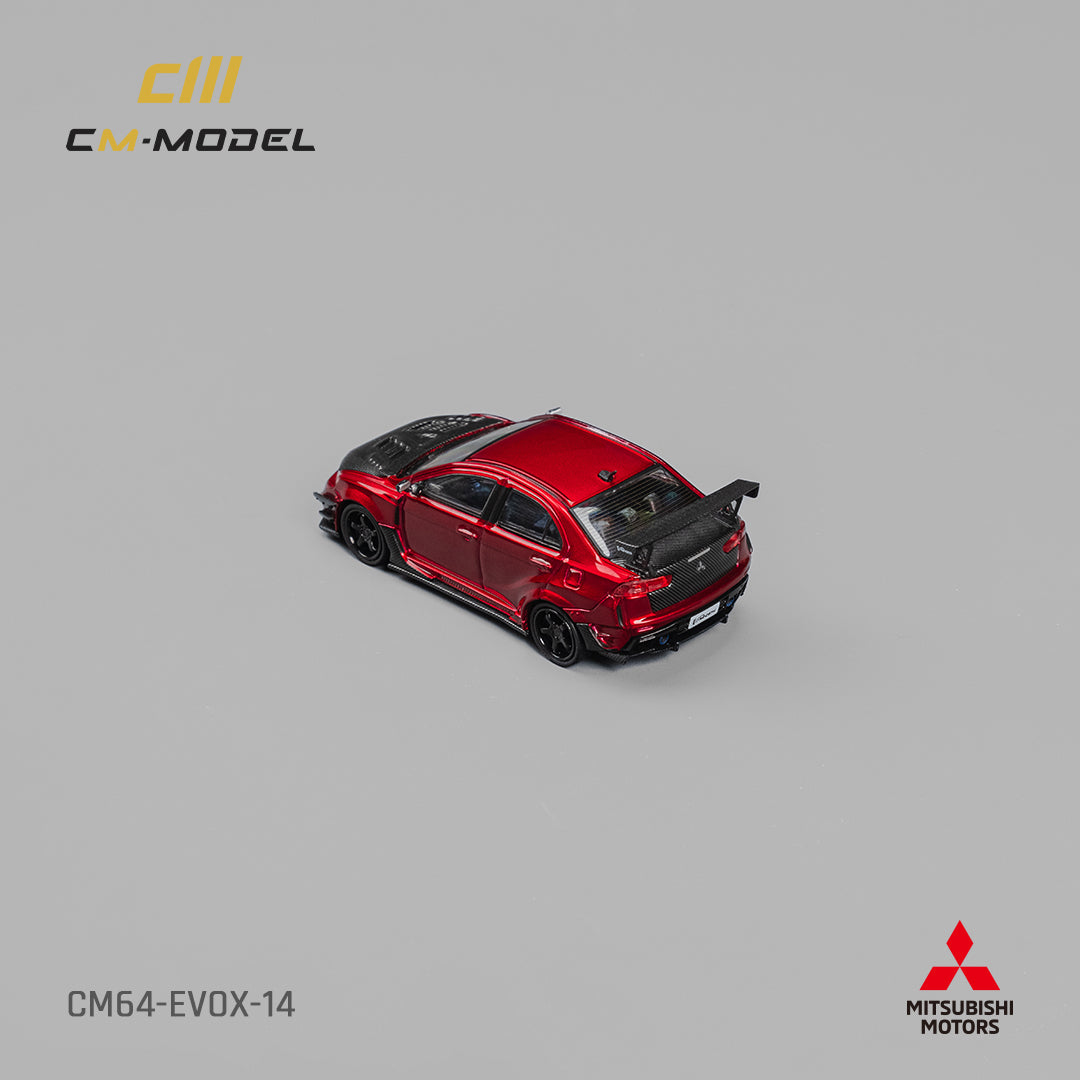 [Preorder] CM Model 1:64 Mitsubishi Lancer Evo X Varis Metallic Red CM64-EVOX-14