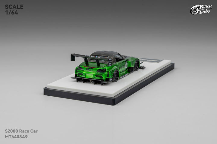 [Preorder] Microturbo 1:64 Custom S2000 RB - Metallic Green MT6408A9