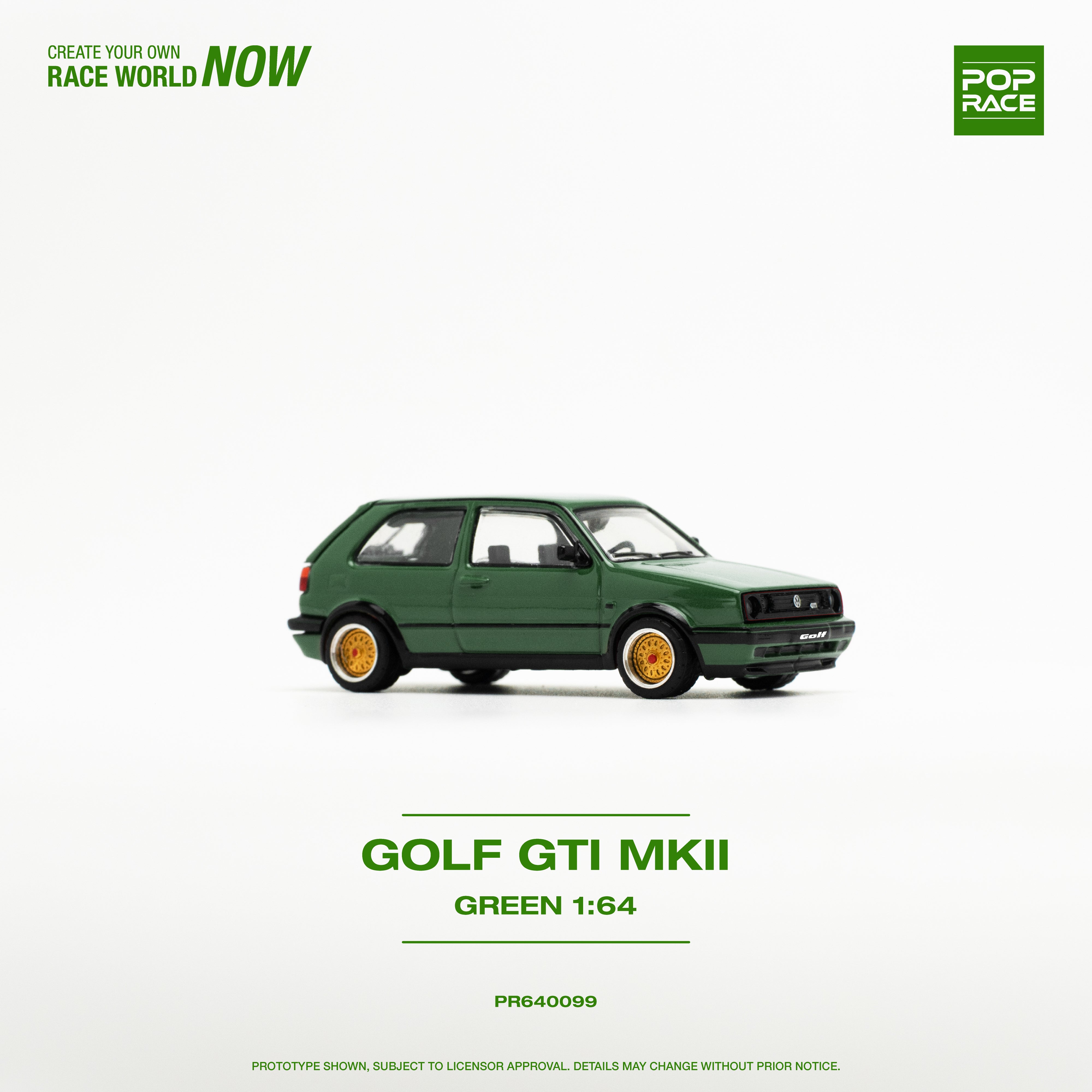 POPRACE 1:64 Volkswagen Golf GTI MKII PR640099 – Horizon Diecast