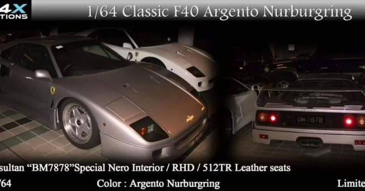 M64X 1:64 Classic F40 (6 Variants)
