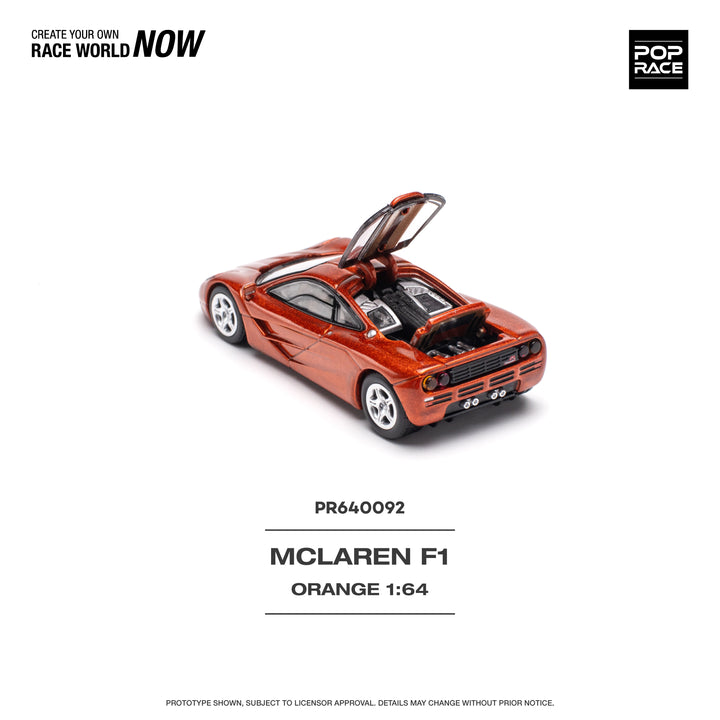 [Preorder] POPRACE 1:64 McLAREN F1 ORANGE PR640092