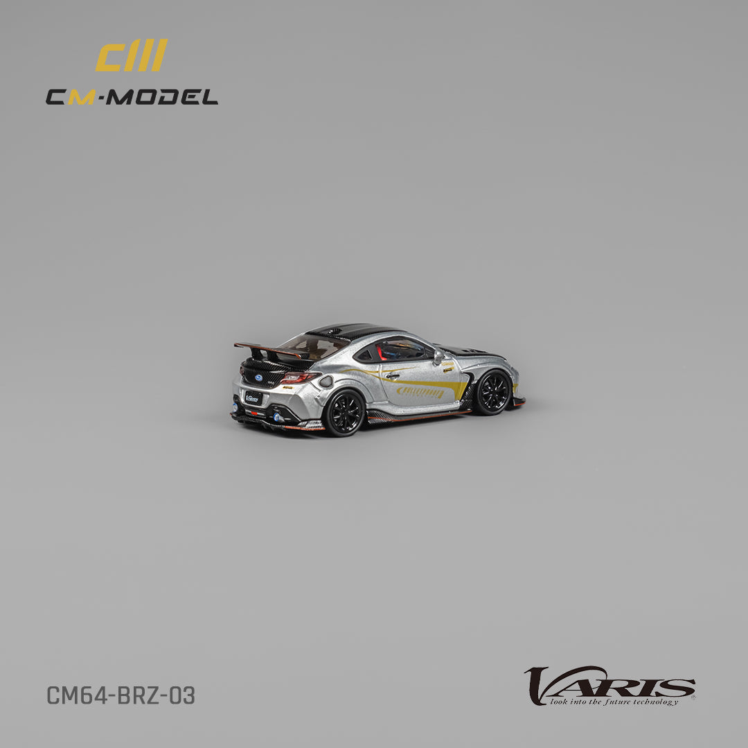 [Preorder] CM Model 1:64 SUBARU BRZ Varis ARISING-1 - Silver