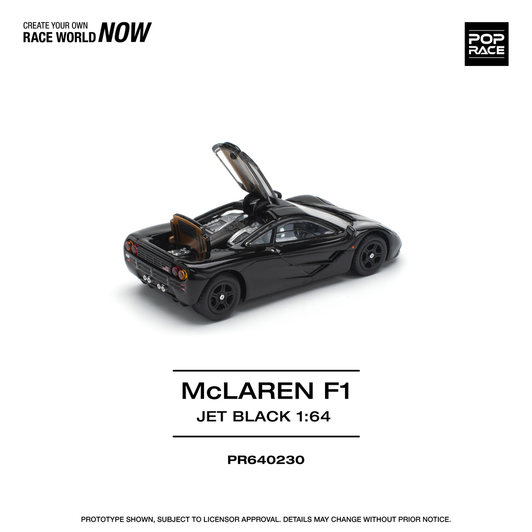 [Preorder] POPRACE 1:64 McLAREN F1 - JET BLACK PR640230