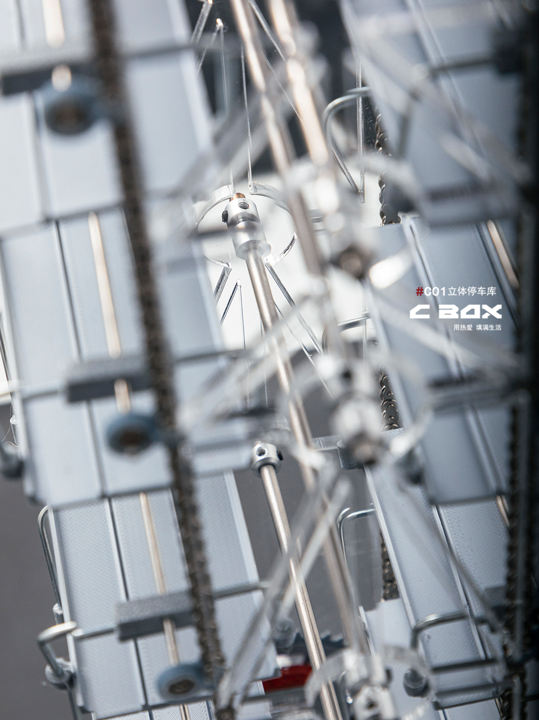 [Preorder] CBOX 1:64 Vertical Rotating Parking Garage Display C01