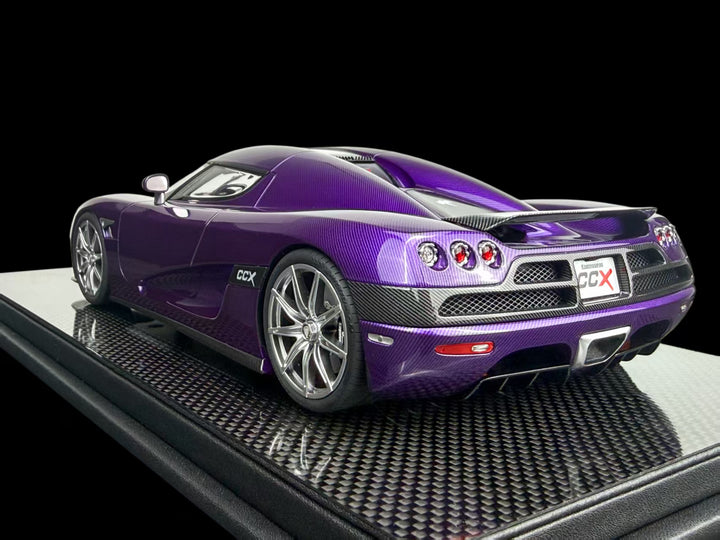 [Preorder] Frontiart 1:18 Koenigsegg CCX  Carbon Purple