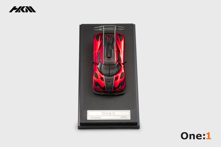 [Preorder] HKM 1:64 Koenigsegg Agera One1 - Chrome Red