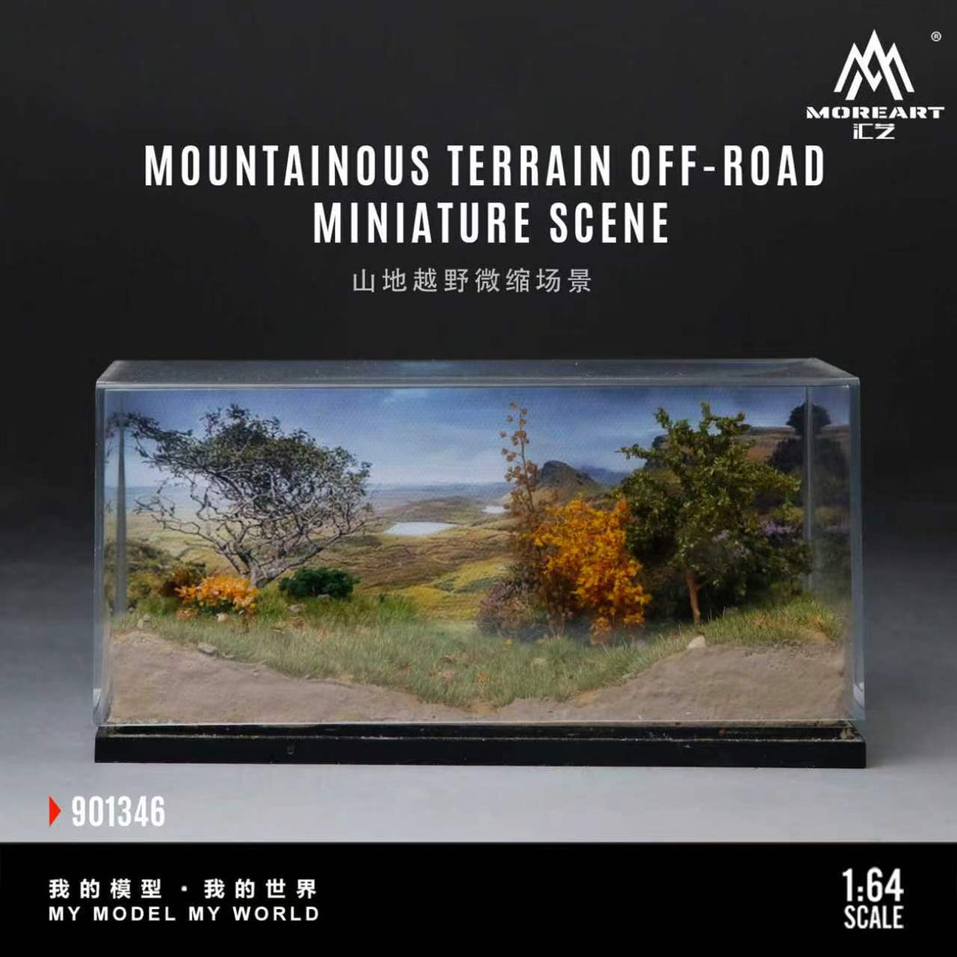 [Preorder] MoreArt 1:64 MOUNTAINOUS TERRAIN OFF-ROADMINIATURE SCENE MO901346