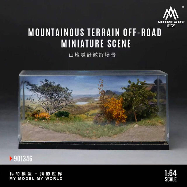 [Preorder] MoreArt 1:64 MOUNTAINOUS TERRAIN OFF-ROADMINIATURE SCENE MO901346