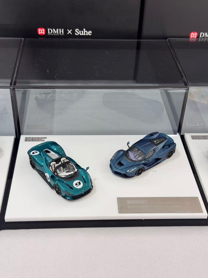 [Preorder] DMH x Suhe 1:64 Ferrari SP3 and Lamborghini LP720 2 Car Set HEC Limited Edition (5 Versions)