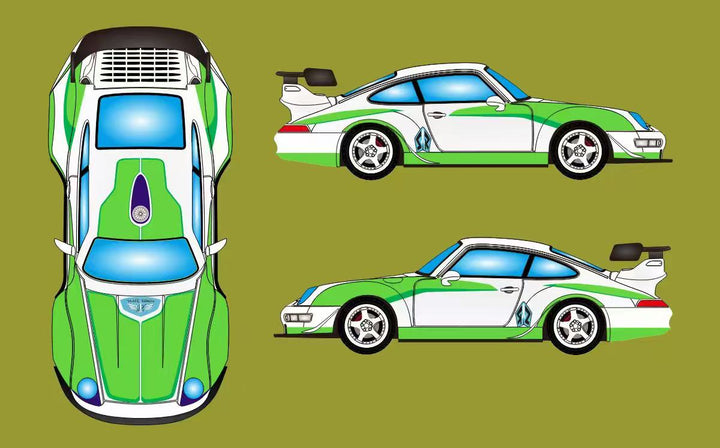 [Preorder] Flame 1:64 Porsche RWB 993 964 (2 Versions)