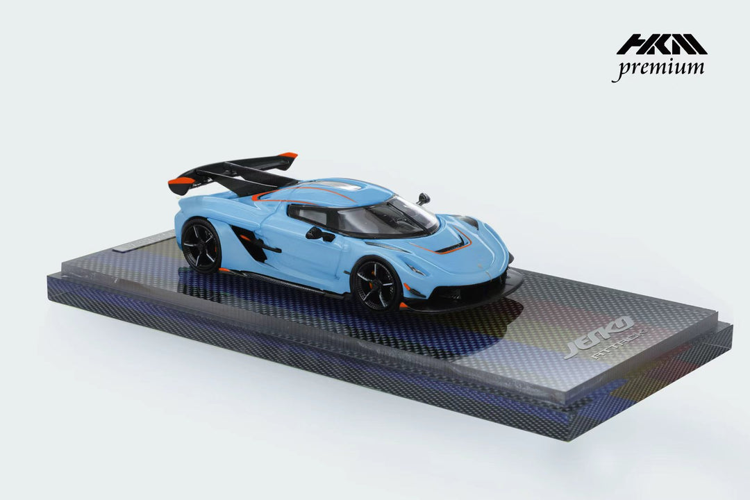 [Preorder] HKM Premium 1:64 Koenigsegg Jesko Attack - Sky Blue (2 Versions)